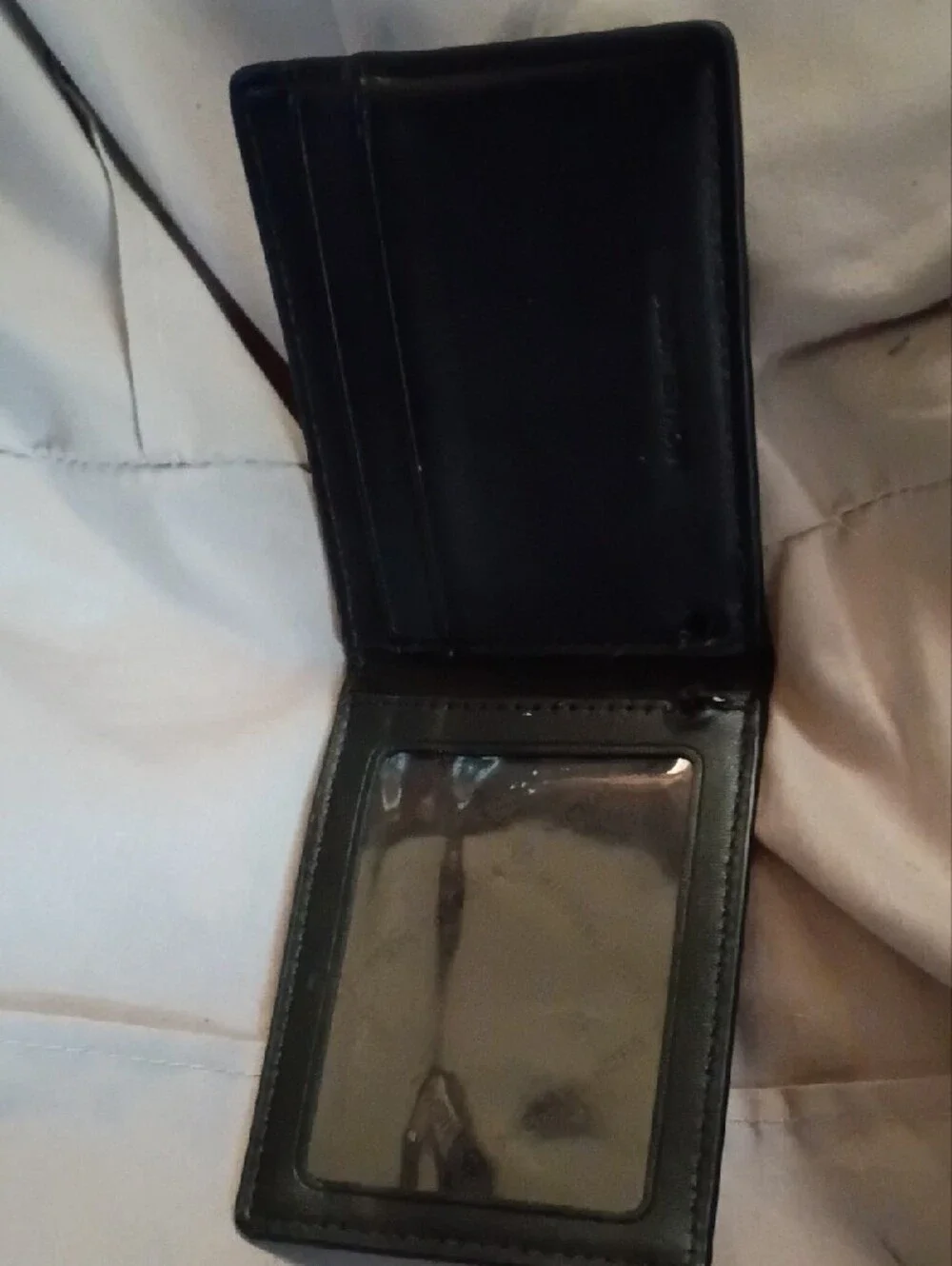 Michael Kors Black Men's Card Holder with Signature MK Print